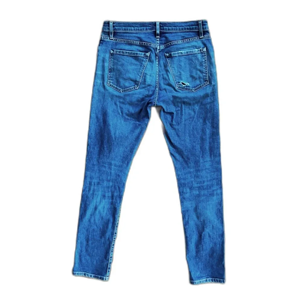 FLINT & TINDER Blue Slim Fit Denim Pants Jeans Trousers   Mens Size 32
